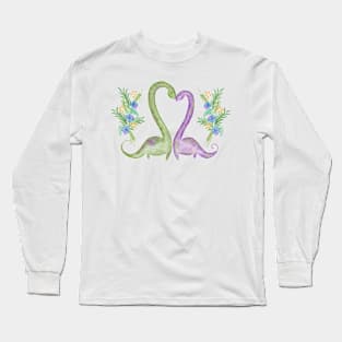 Dino love Long Sleeve T-Shirt